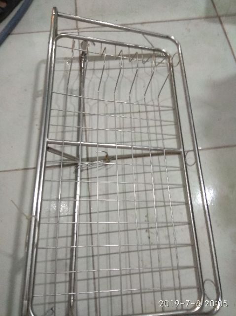 Kệ chén treo tường 1 tầng Inox