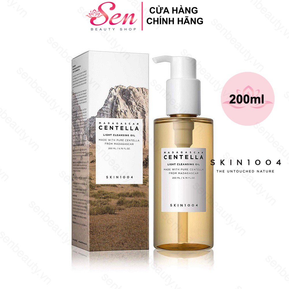 Dầu Tẩy Trang Skin1004 Chiết Xuất Rau Má Làm Sạch Và Dưỡng Ẩm Madagascar Centella Cleansing Oil 200ml