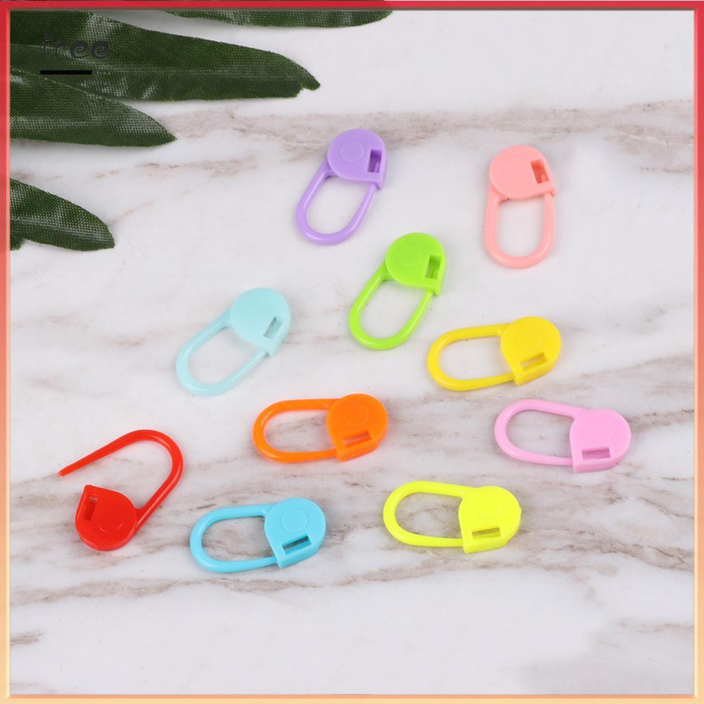 Colorful Plastic Safty Pins Sweater Mark Buckle Needle DIY Weaving Tools​