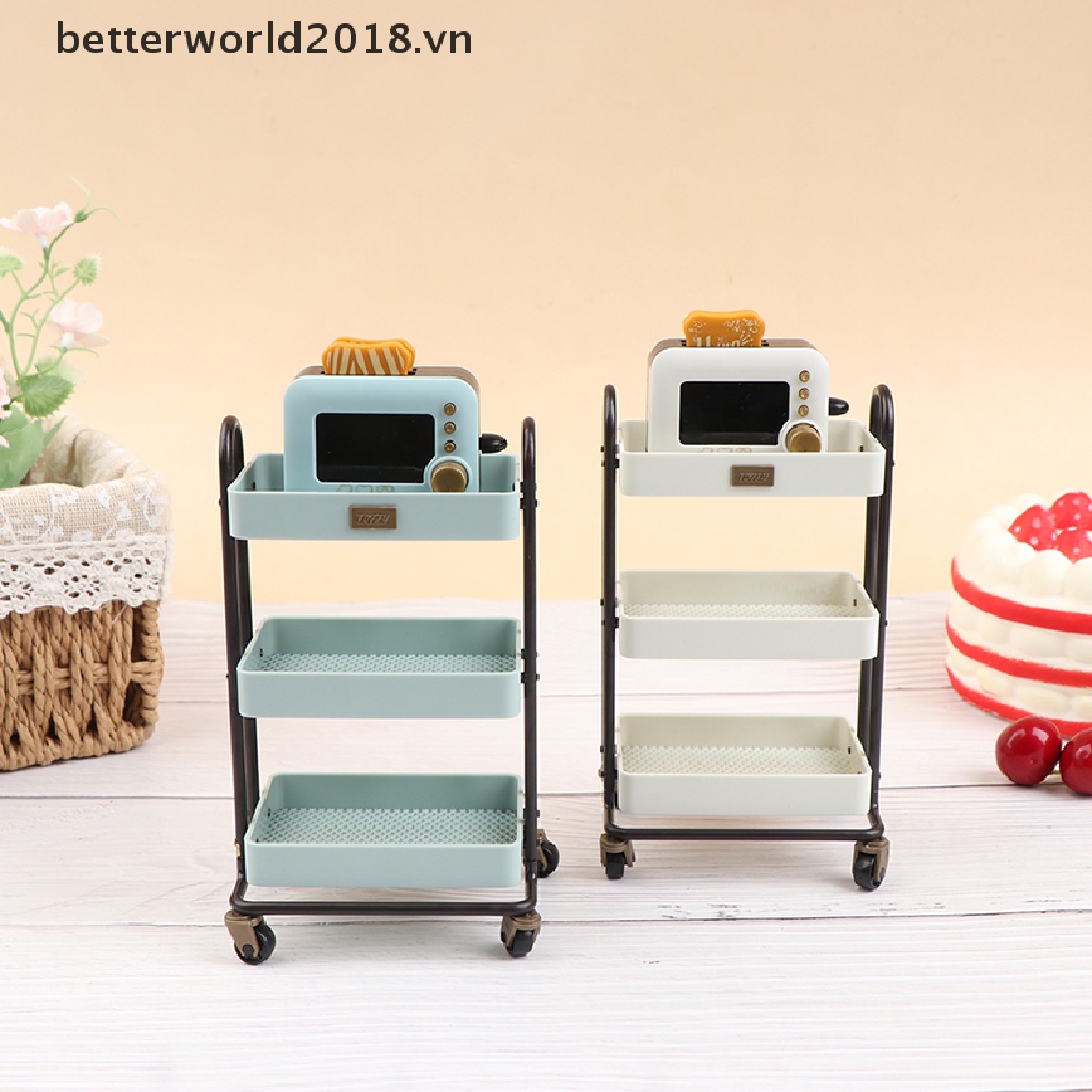 Kệ Bếp Điện mini Di Động Cho Nhà Búp Bê betterworld2018