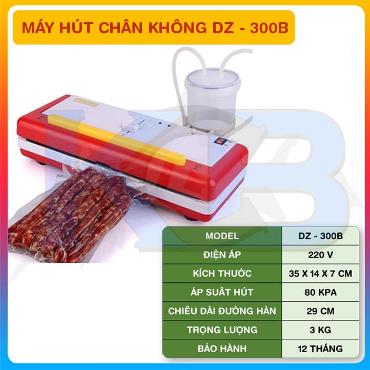 Máy hút chân không DZ300B,có hút nước