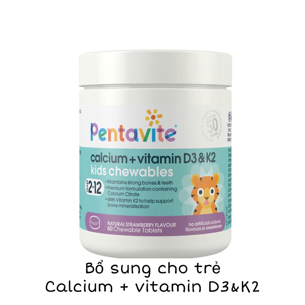 Calcium + Vitamin D3, K2 – Pentavite