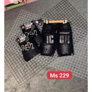 [ GIẢM GIÁ ] Quần short, quần ngố rách kiểu DG nam họa tiết cực chất, 100% Jean dày