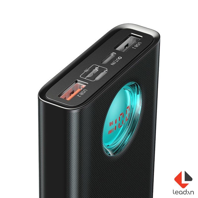 ✅ [BH 13 tháng] - Sạc dự phòng 20000mAh Baseus Amblight 18W PD3.0+QC3.0 Power Bank Quick Charger