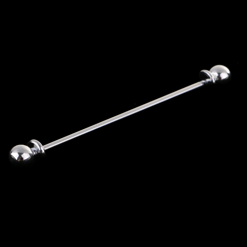 [Fenteer1] Fenteer 1 Kẹp Cà Vạt Nam Cổ Áo Tròn Màu Bạc