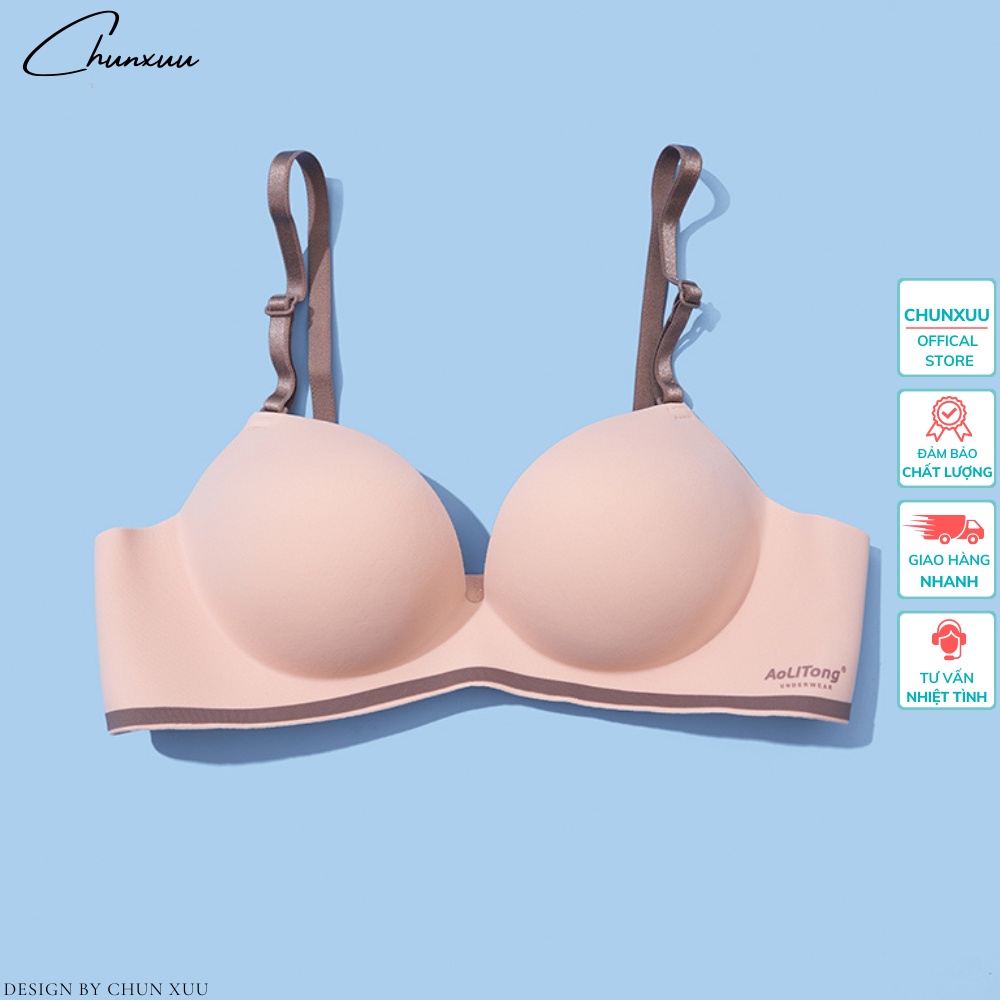 Áo ngực nữ không gọng vải su đúc đệm dày hình bàn tay nâng đỡ ngực ChunXuu - AV56