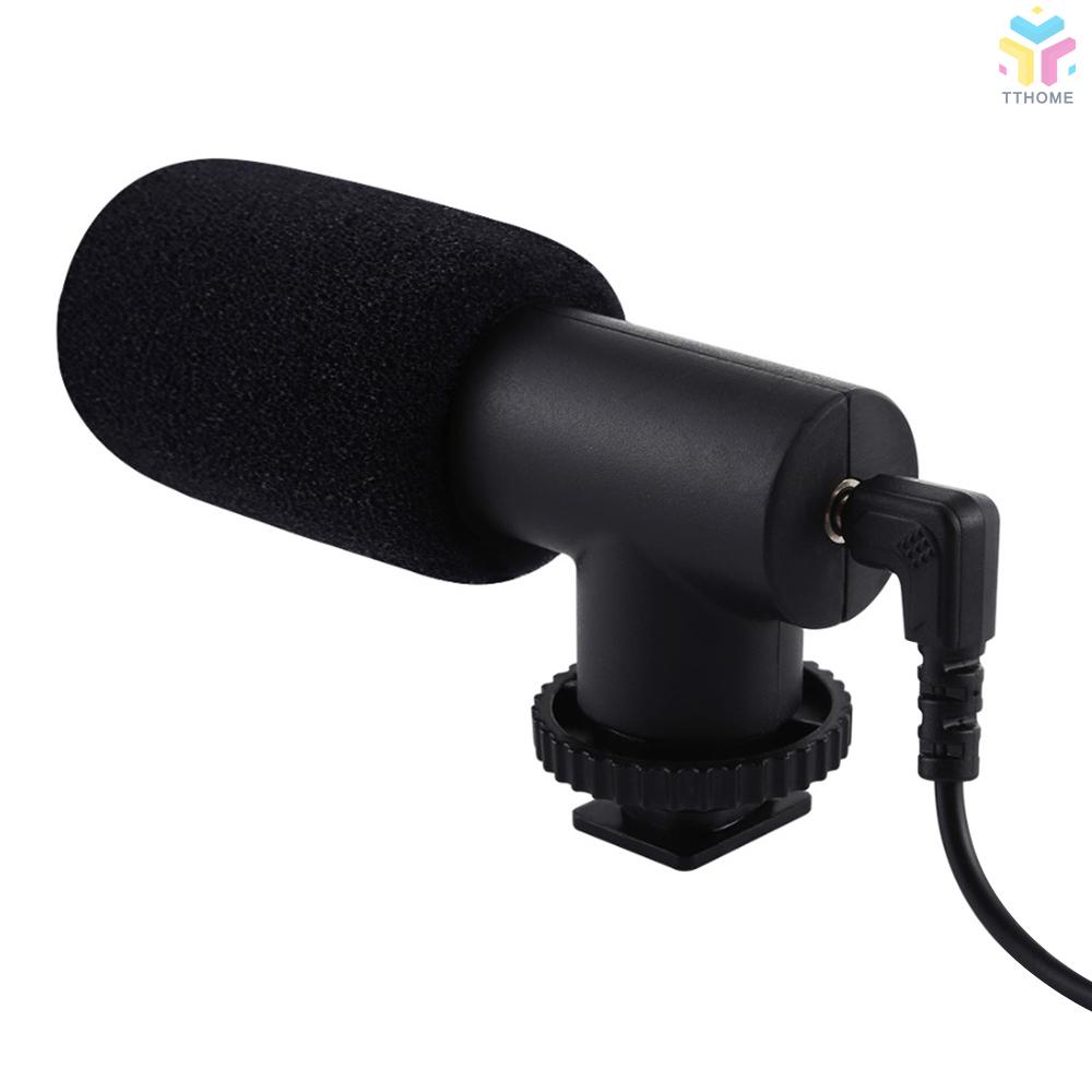Micro Thu Âm Mini Unidirectional Microphone K-Song / Interview / Tụ Thu Âm 3.5mm Thông Dụng Cho Điện Thoại / Máy Ảnh Dslr