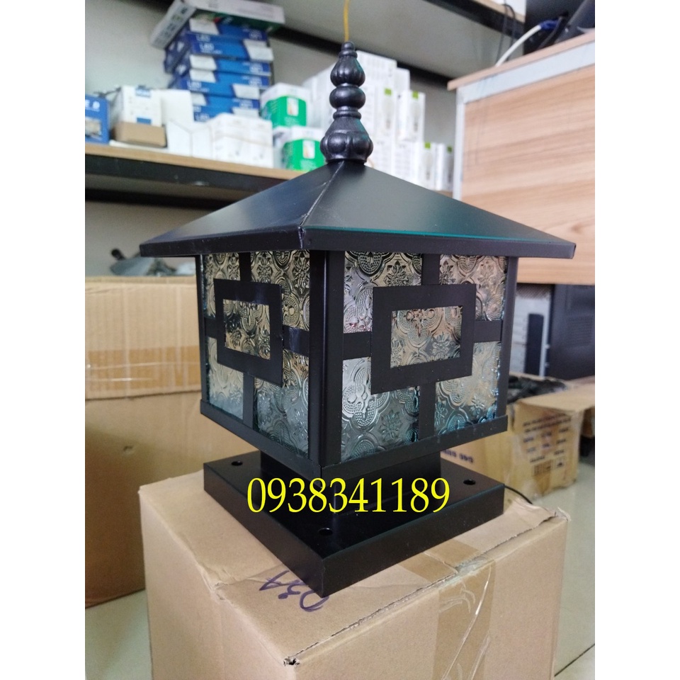 Đèn trụ cổng, đèn gắn cột D200 nhiều mẫu mã