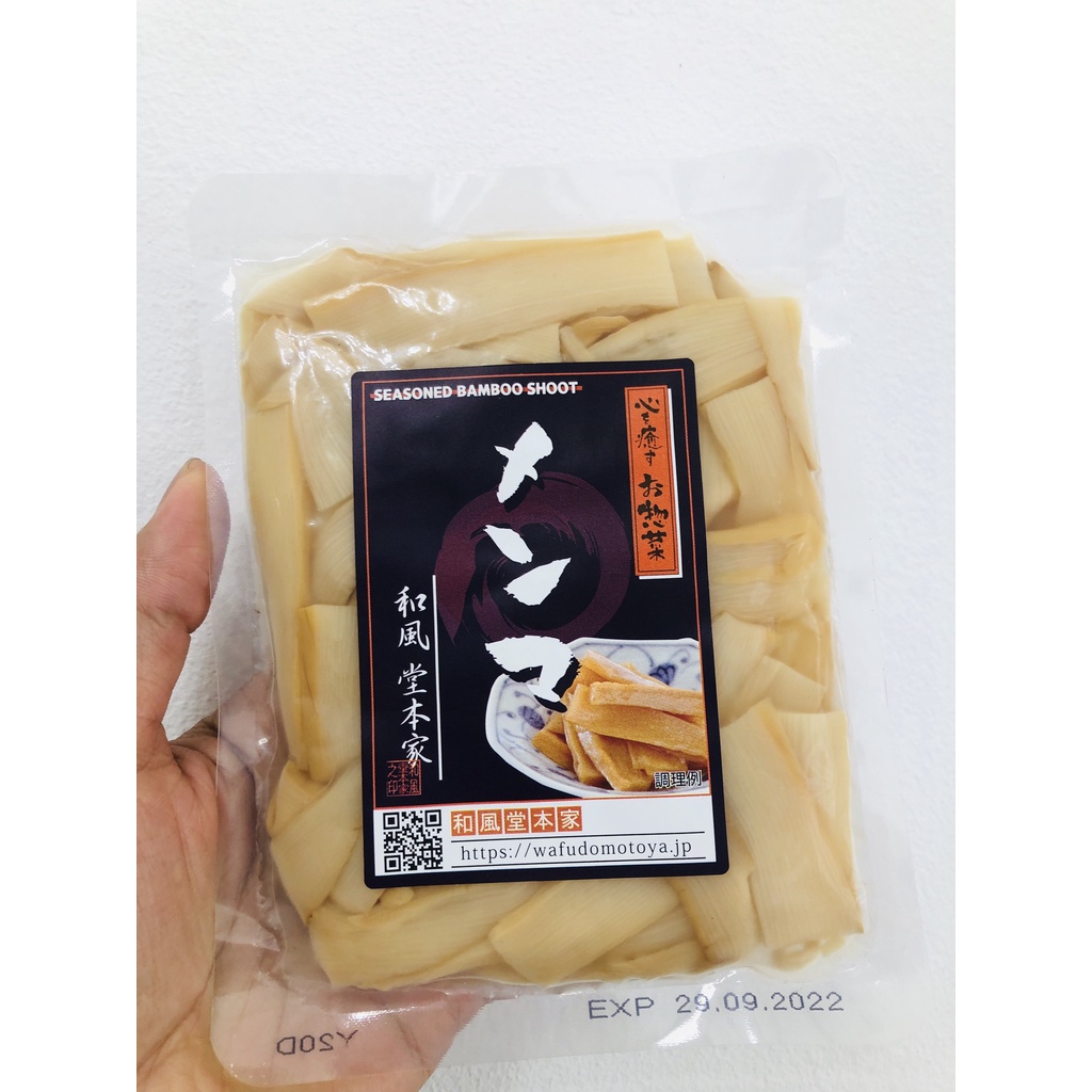[Hàng chuyên dùng nhà hàng] Măng chế biến kiểu Nhật (Menma J) - Gói 1kg siêu lợi