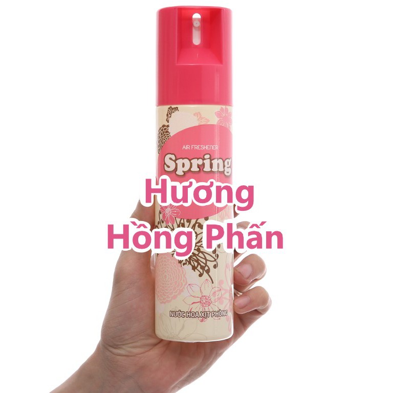 🌸🌸Nước hoa xịt phòng Spring - Hương hồng phấn 280ml
