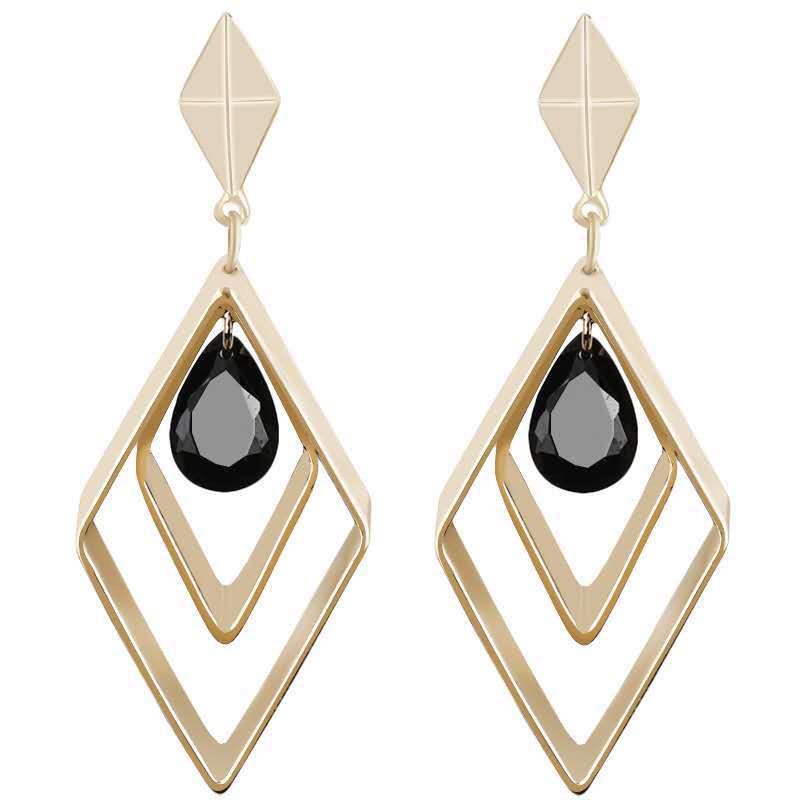 Bông tai ba chiều hình học 2022, Hoa tai hợp thời trang mới dành cho nữ thiết kế thích hợp cho mùa hè