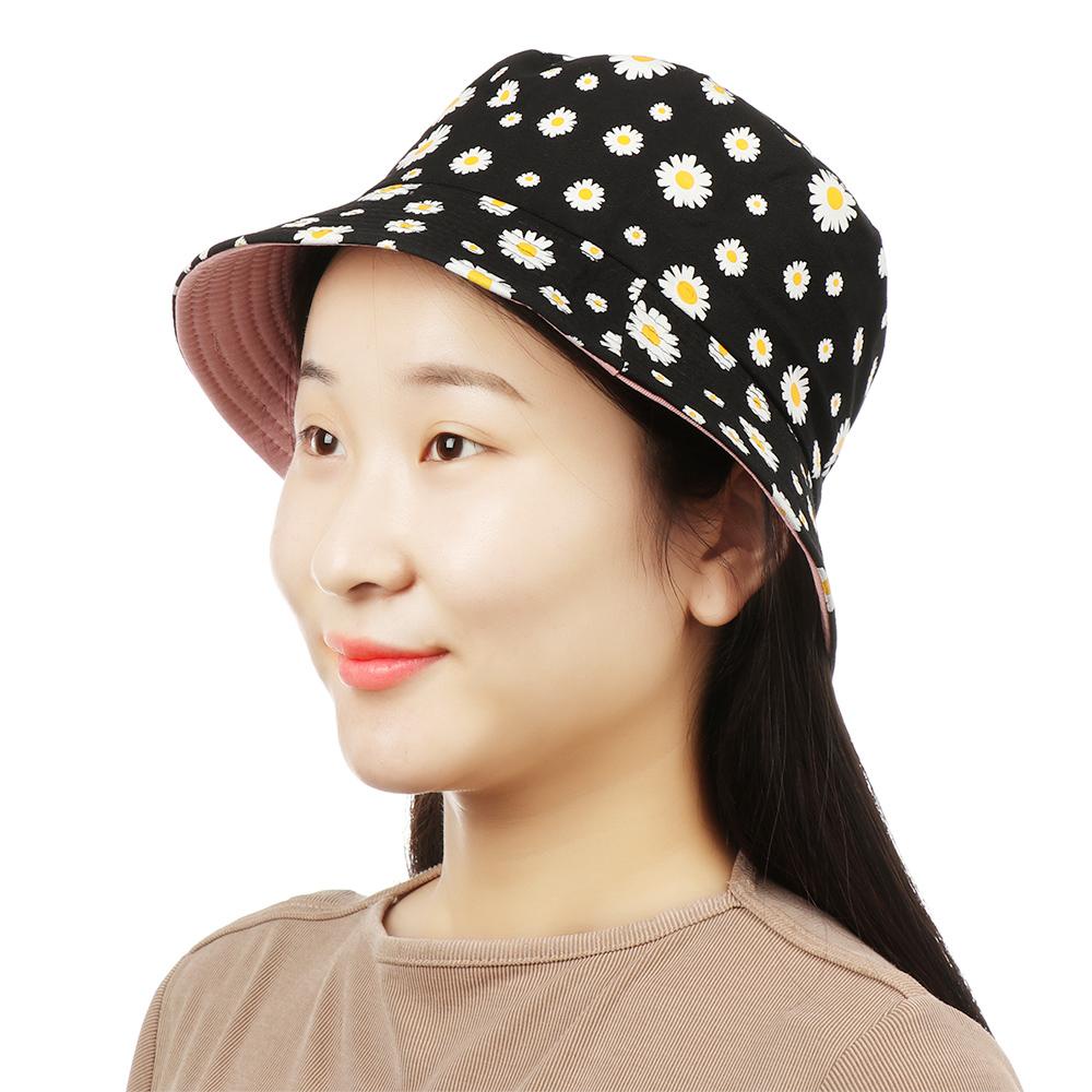 Nón Tai Bèo Cotton Hai Mặt Gấp Gọn Thời Trang Unisex