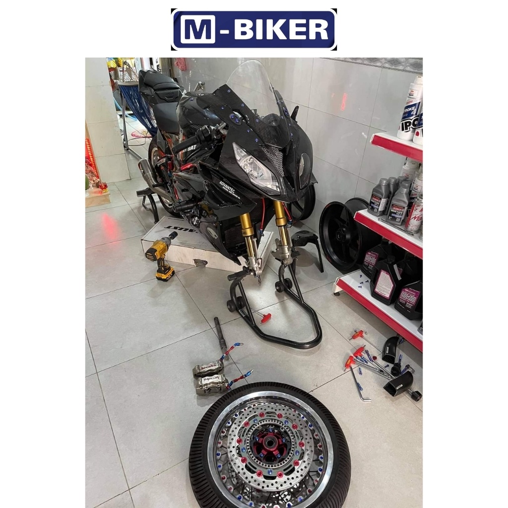 Ben Nâng xe moto, ben nâng bánh trước chuyên dụng Mbiker mã số MB202 Chính hãng