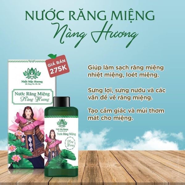 NƯỚC RĂNG MIỆNG NÀNG HƯƠNG BÁCH Y SÂM 300ml