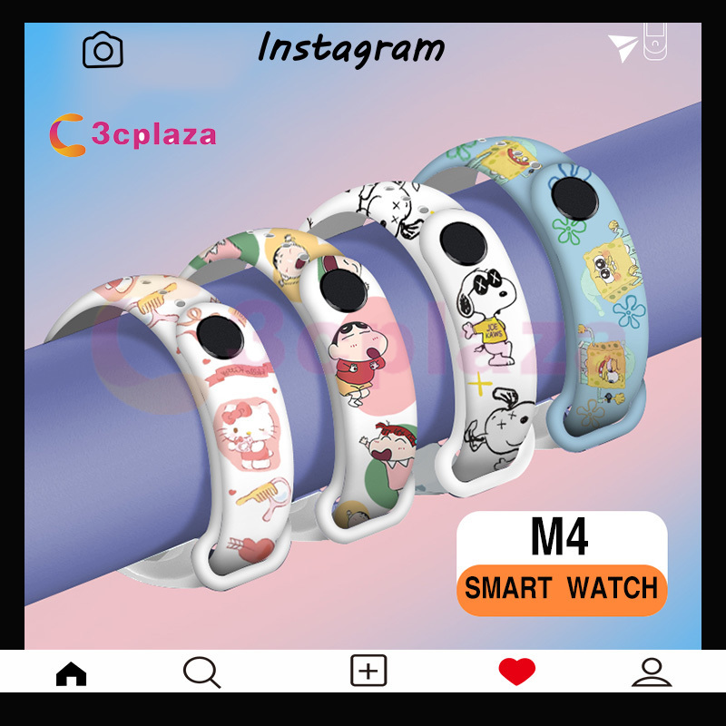 M4A2 M4 đồng hồ thông minh M4 Smart band M4 Đồng hồ Fitness Tracker đeo tay thể thao Nhịp tim Huyết áp Smartband Theo dõi sức khỏe Đồng hồ thông minh