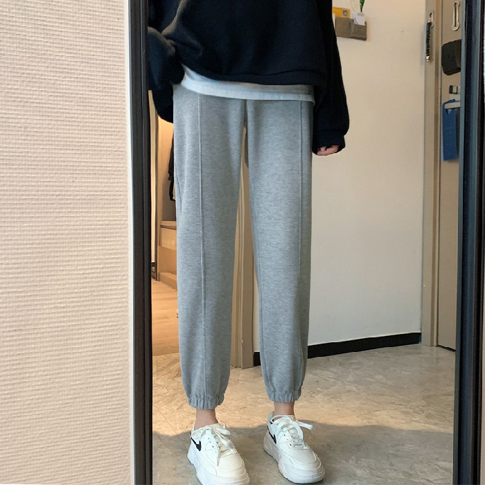 New outfit Suit trousers Must buy Sweatpants Women's clothes Girls fashion trousers Korean version