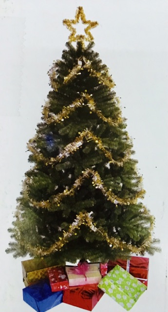 Cây thông Noel xanh đầu tròn 2 in 90cm - 1m2 - 1m5 - 1m8 - 2m1 - 2m4 lá dày dặn 2022