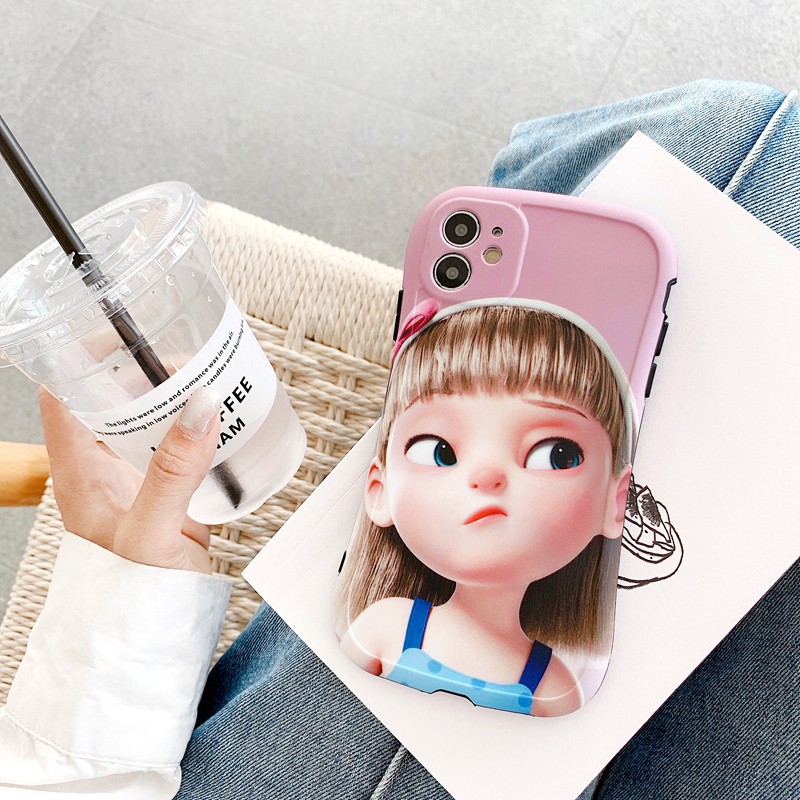 Ốp lưng iphone Baby V2 IMD viền cong dày dặn 6/6plus/6s/6splus/7/7plus/8/8plus/x/xr/xs/11/12/13/pro/max/plus/promax | BigBuy360 - bigbuy360.vn