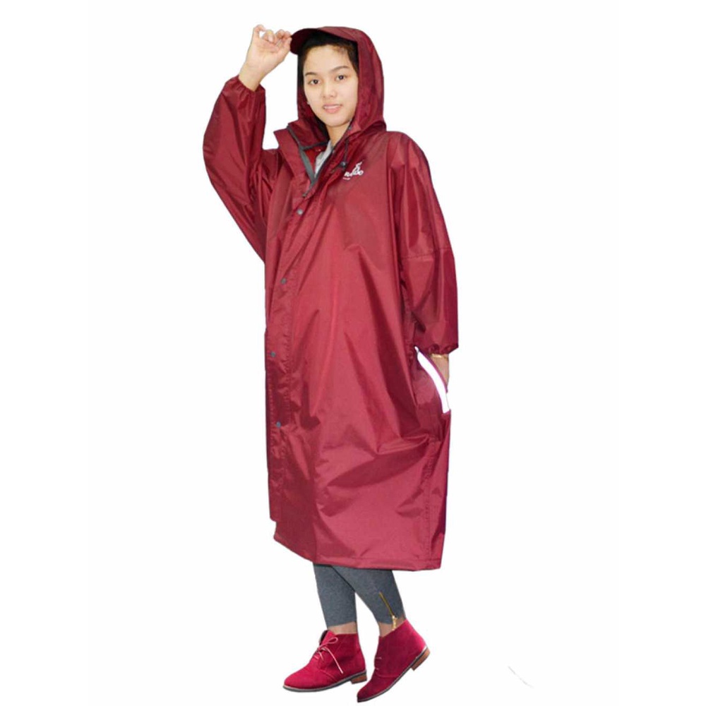 [Hoả Tốc] Áo Mưa Bít Vải Dù Da Cá (Vải Tổ Ong) Có Khoá Kéo Cao Cấp Chống Bám Nước Chống Nhăn Mặc Cực Nhanh Tiện Lợi