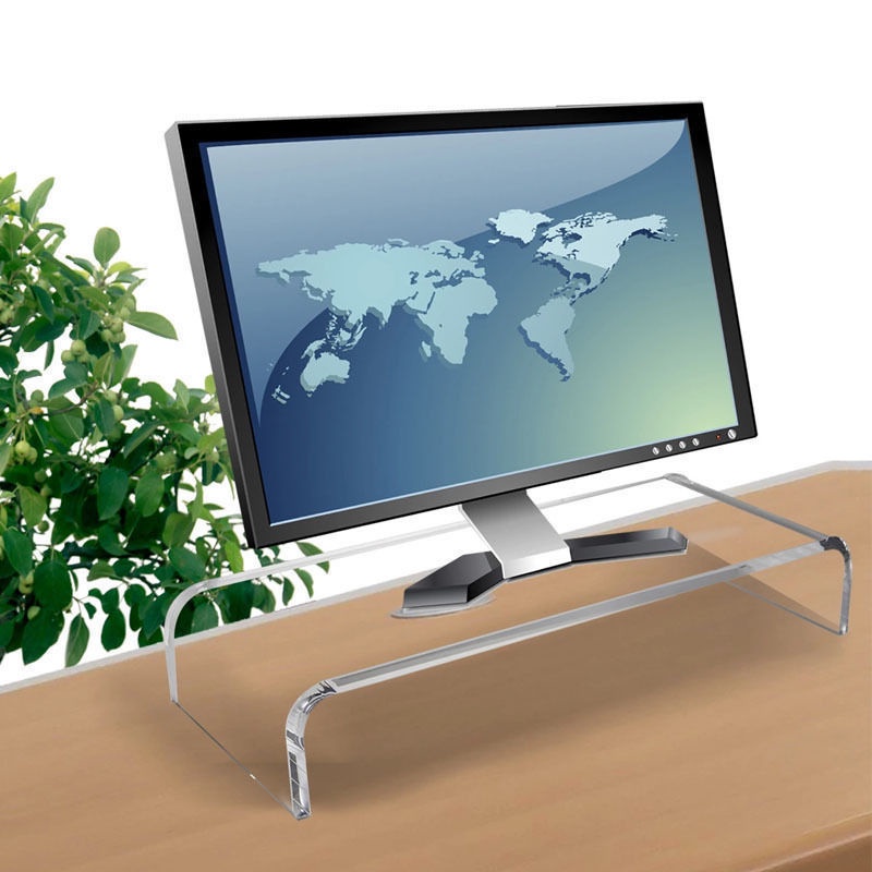 Giá Đỡ Nâng Cao Màn Hình TV / Máy Tính Để Bàn Bằng Acrylic Tiện Dụng