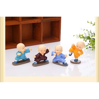 Tượng 04 Chú Tiểu Múa Võ