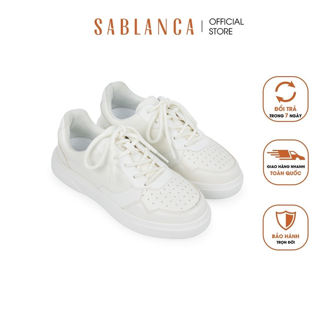 Giày Sneaker nữ basic họa tiết cắt plazer SABLANCA 5050SE0009