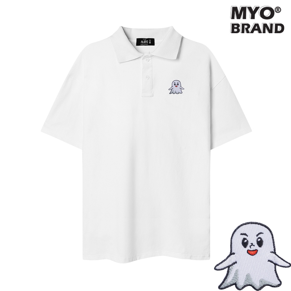 Áo Polo Form Oversize MYO Thêu Hình BM