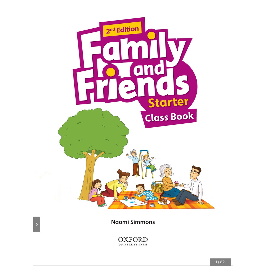 Sách Ebook tương tác Family and Friend Starter học tiếng anh cho bé.