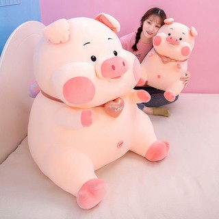 Gấu bông heo hồng cánh tiên