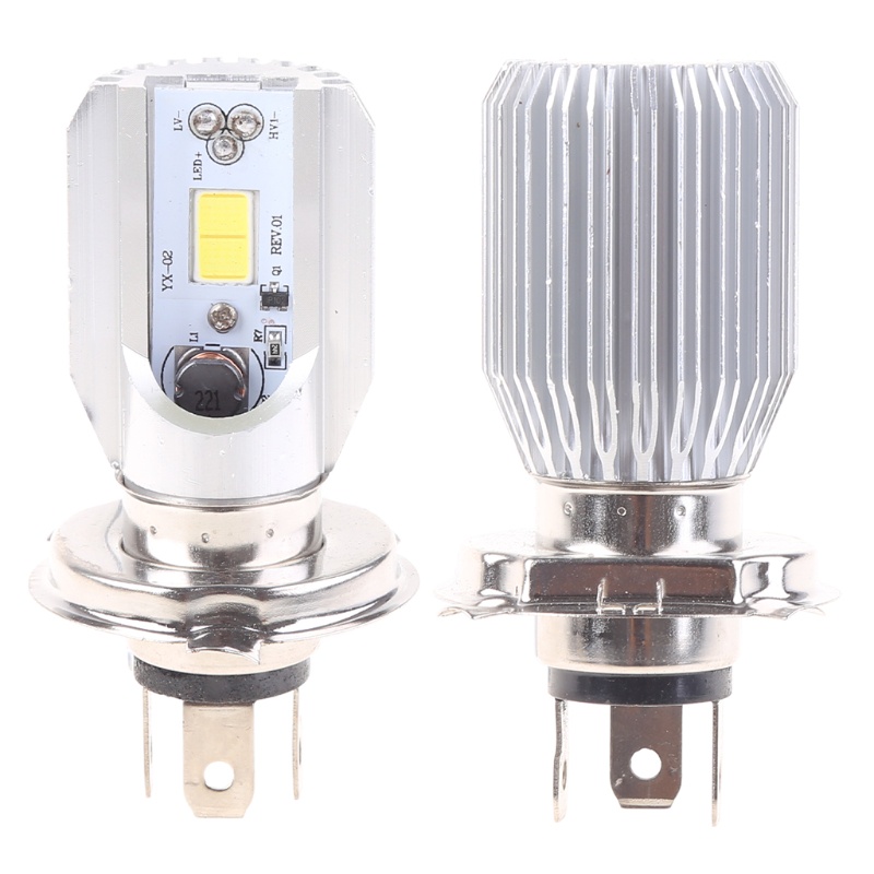 Đèn Pha LED H4 COB 6-80V 12W Phích Cắm Chống Rung Chuyên Dụng Cho Xe Mô Tô