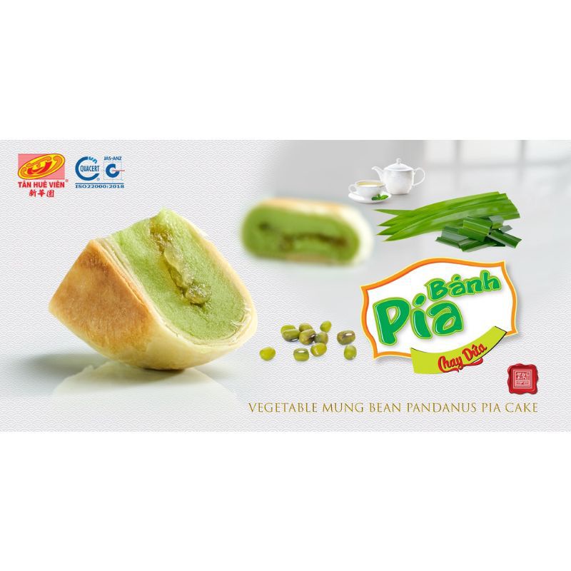 Bánh pía kim sa chay dứa Tân Huê Viên