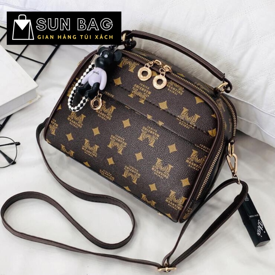 Túi xách nữ đeo chéo, đeo vai, túi cnk đi chơi, đi học, da đẹp, thời trang cao cấp size 20cm SB189