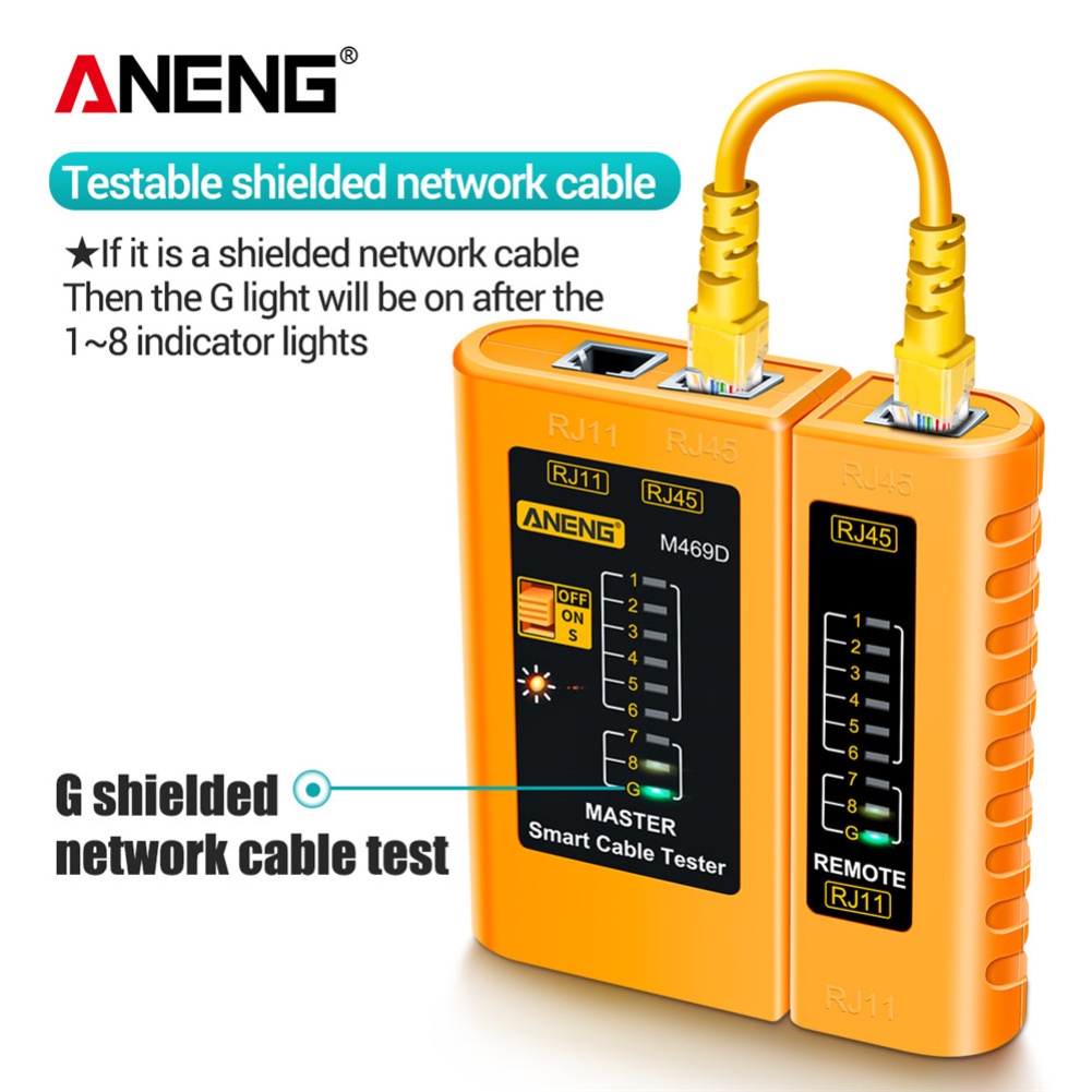 Sẵn Sàng✅Các Mạng Cáp Công Cụ Test RJ45 RJ11 LAN Dây Đa Năng Ethernet Cáp