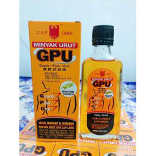Dầu gừng xoa bóp GPU 60ml kết hợp tinh chất xả