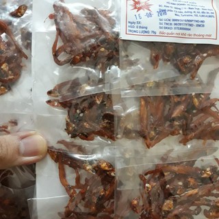 1 Vỉ 10 Gói Cá Cơm Sấy Giòn Tẩm Gia Vị Ăn Liền