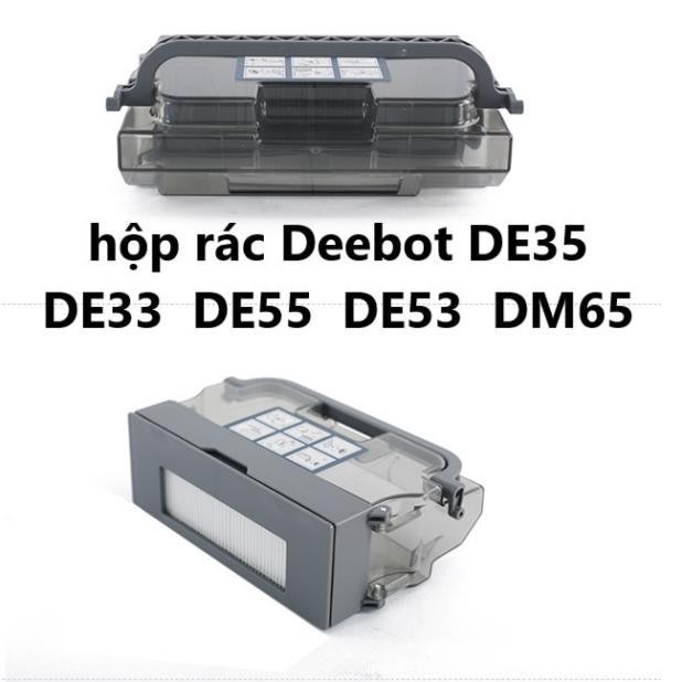 Hot Hộp rác Robot hút bụi Ecovacs Deebot DE35 , DE33 , DE55 , DE53 , DM65 (Sẵn) .