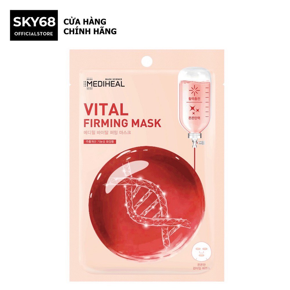 Mặt Nạ Làm Mịn, Đều Màu Da Mediheal Vital Firming Mask 20ml