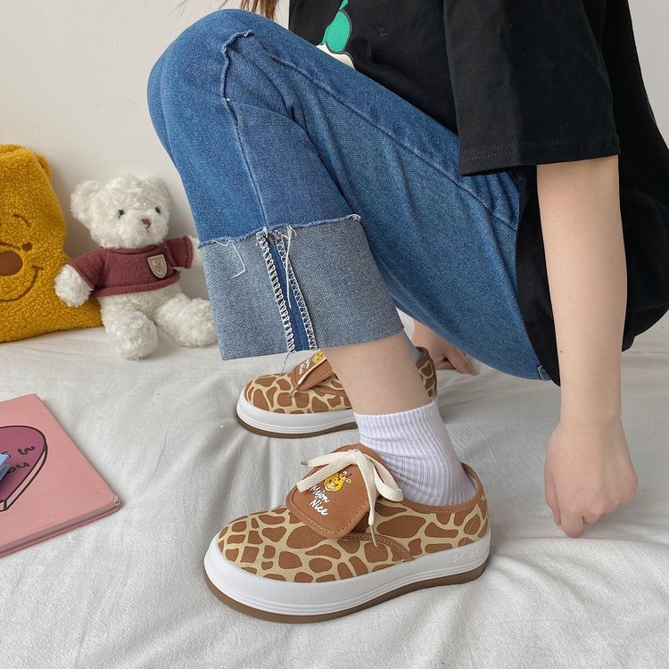 [ Mã 66CBSALE giảm 30K đơn 200K] Giày Thể Thao Canvas Nữ Cổ Thấp Cột Dây Thời Trang | BigBuy360 - bigbuy360.vn