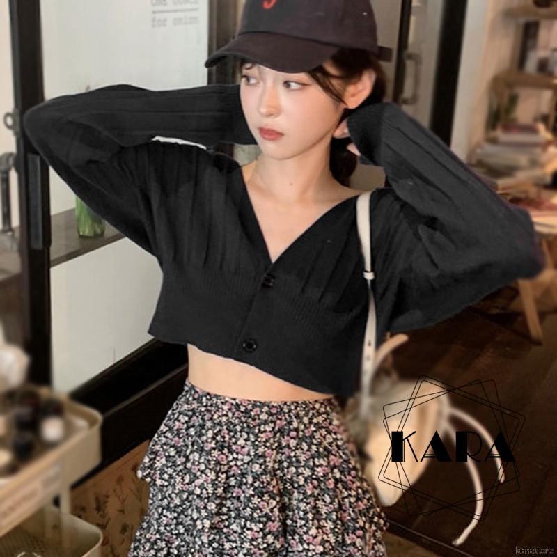 Áo Cardigan Dệt Kim Tay Dài Phối Nút Thiết Kế Hợp Thời Trang Cho Nữ | BigBuy360 - bigbuy360.vn