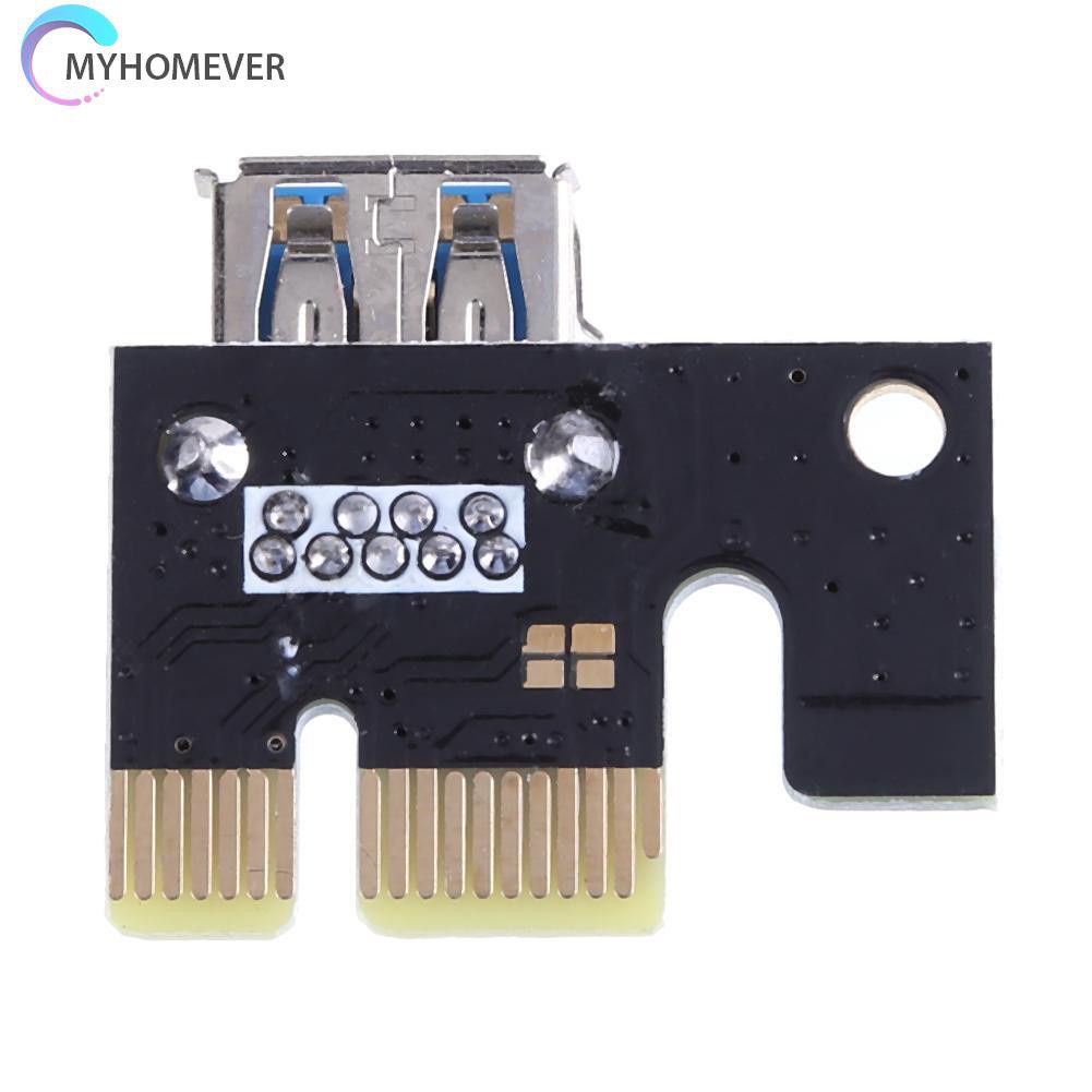 myhomever Power Enhanced PCI-E 1x to 16x Extender Adapter Card Mining Card Kit