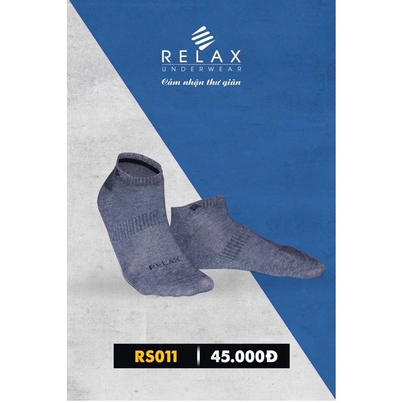VỚ RELAX combo 3 đôi 3 màu RS011 vớ ngắn khử mùi kháng khuẩn