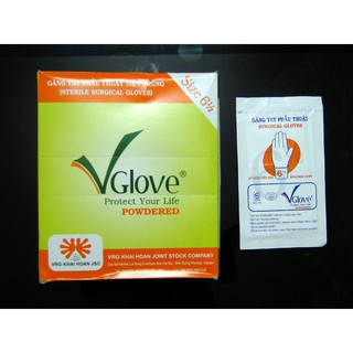 [GIẢM GIÁ] Combo 10 đôi Găng tay phẫu thuật Vglove