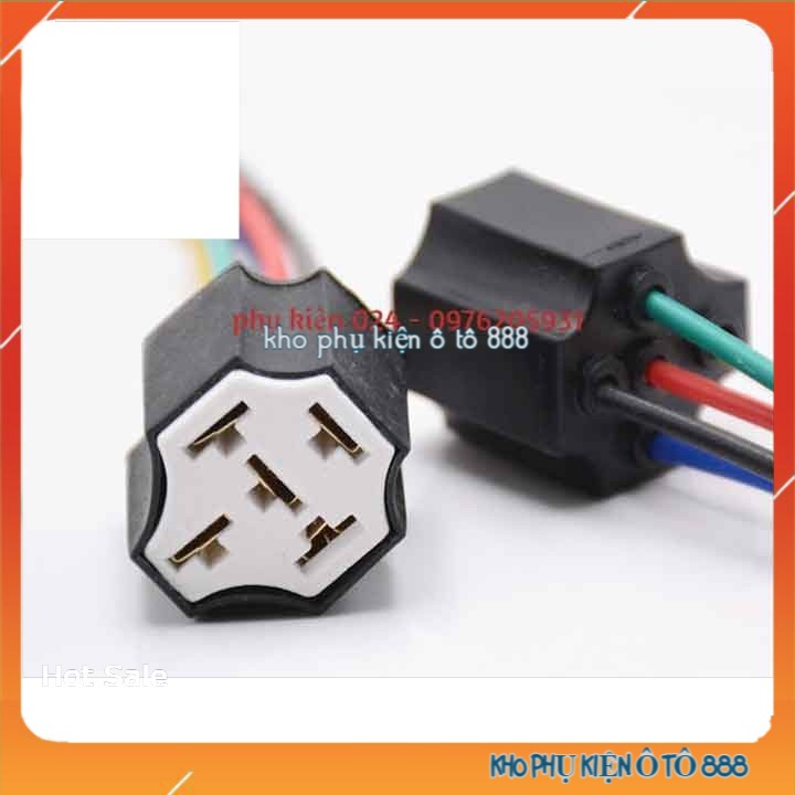 Đế Giắc Cắm Rơ Le 4 Chân 5 Chân Chịu Nhiệt Độ Cao Màu Đen Đế Sứ