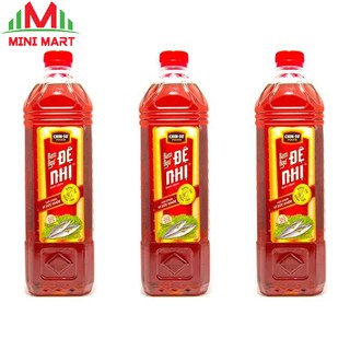 COMBO 3 CHAI NƯỚC MẮM NAM NGƯ ĐỆ NHỊ 900ML
