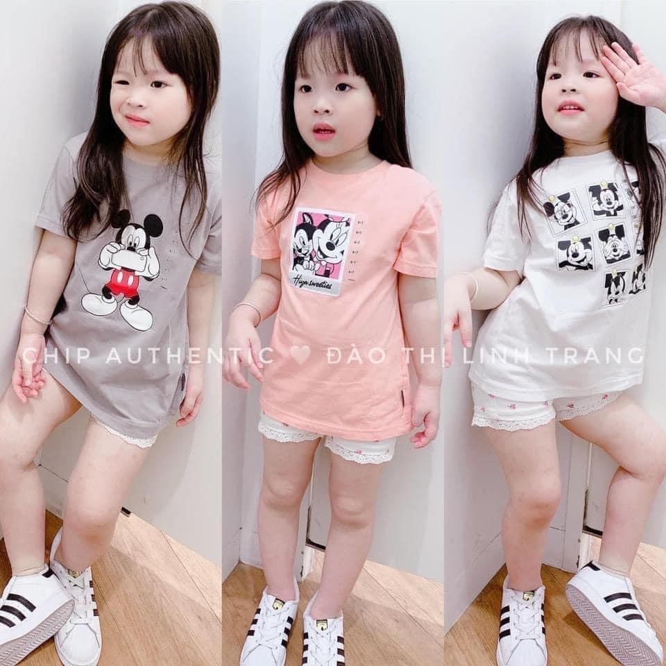 SET 3 ÁO MICKEY NEW TRẮNG/HỒNG/XÁM BG