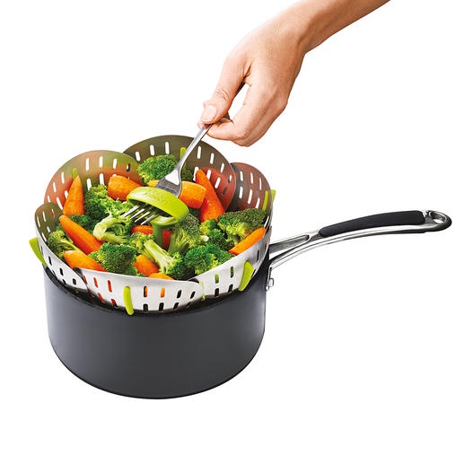Xửng hấp thức ăn Joseph Joseph 45033 Bloom inox [nhập Đức chính hãng]