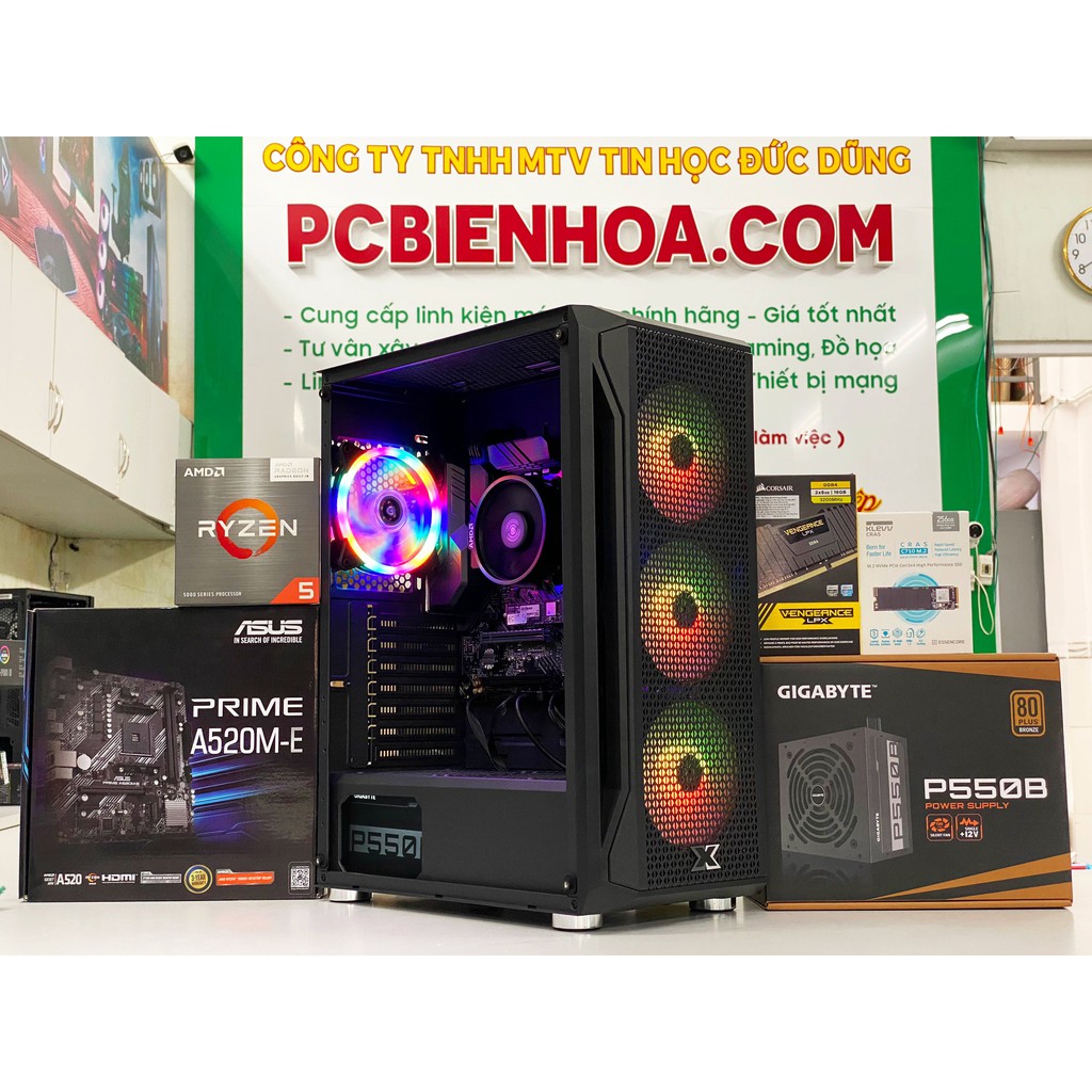 Máy tính AMD 5600G B450M 16G 256G chính hãng | BigBuy360 - bigbuy360.vn