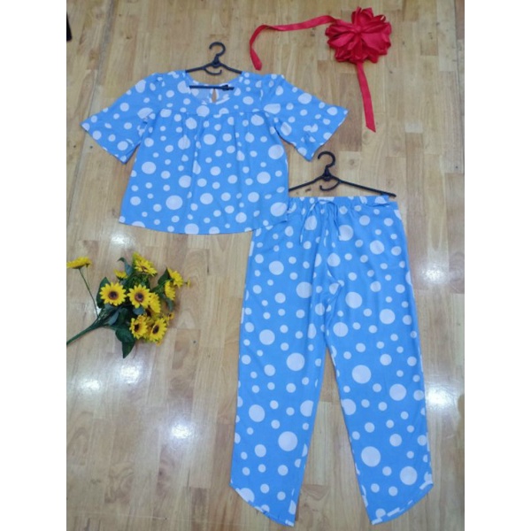 Bộ tole lanh nữ quần dài size M, L hàng vnxk. Bộ tole mặc nhà