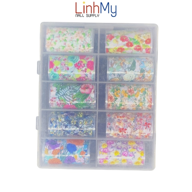 Foil dán móng - foi hoạ tiết báo, foi thương hiệu - Bướm