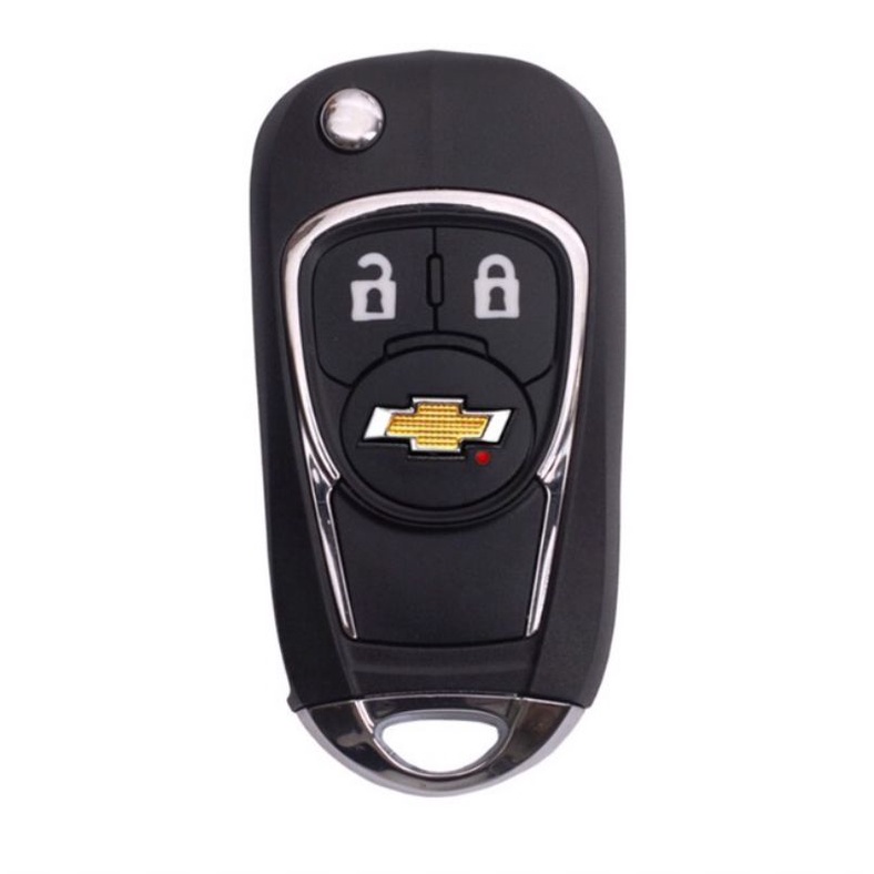 Vỏ độ gập chìa khoá xe Chevrolet Aveo Spark Vivant 2 nút bấm như hình chuẩn zin